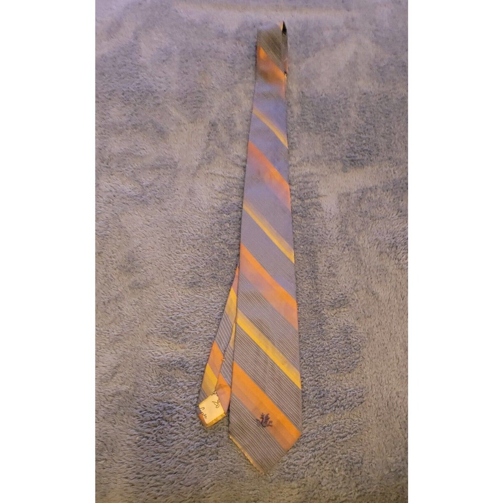 Vintage Don Loper‎ of California Silk Tie - Multicolor striped Pattern